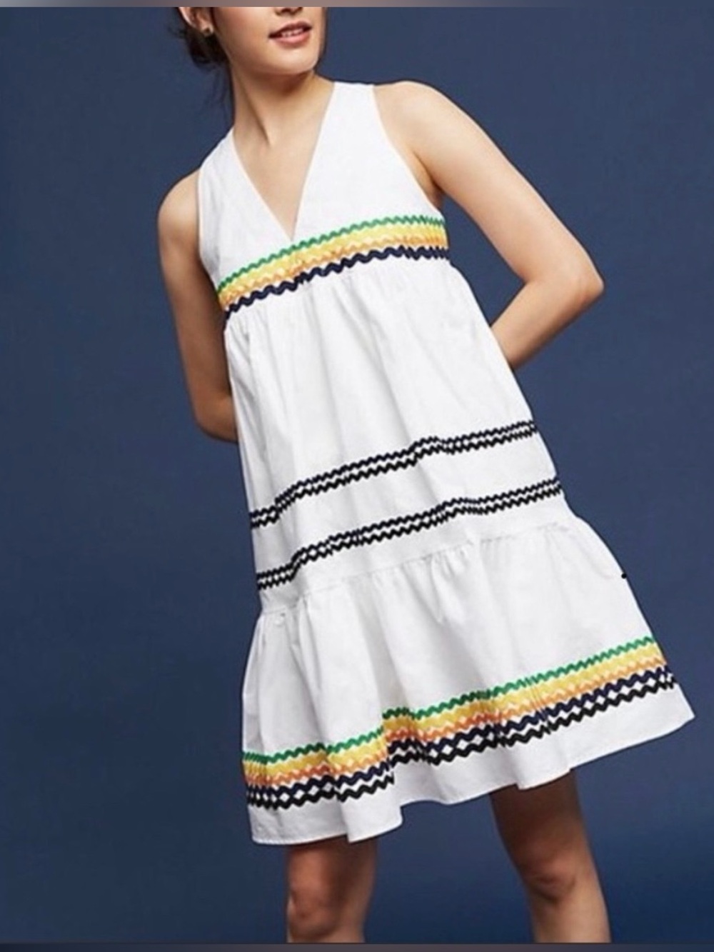 Eri + Ali Anthropologie Lunedi
Flounced Dress M